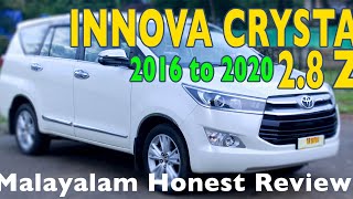 Toyota Innova Crysta 2016  2020  28 Z Variant [upl. by Acemahs]