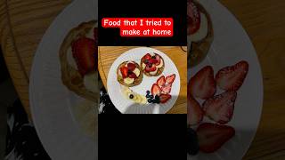 Food tried to make at home😋🍹shorts food foodie cake milkshake viralvideo trending [upl. by Yknip]