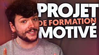 COMMENT ÉCRIRE LA LETTRE DE MOTIVATION PARCOURSUP Projet de formation motivé [upl. by Elem394]