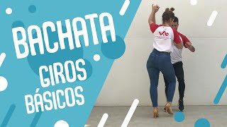 2 Clases de bachata  Giros básicos  Aprende a bailar bachata ¡VEN Y BAILA [upl. by Theron462]