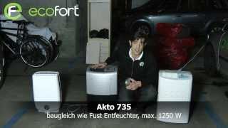 Luftentfeuchter Test Fust Primotecq E 730 H Akto 735 Meaco DD8L [upl. by Annod]