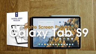 👍DUX DUCIS PaperFeel Screen Protector for Galaxy Tab S9 [upl. by Tjaden]