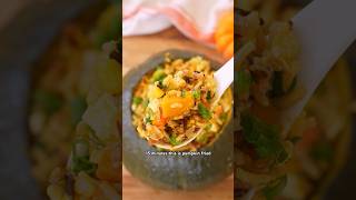 Pumpkin Fried Rice is the perfect fall meal you can make in under 15 min Easy dinner on weekday [upl. by Leventhal]