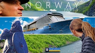 NORWEGIAN FJORDS CRUISE  ANTHEM OF THE SEAS PART 1 [upl. by Josi]