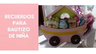 12 Ideas de recuerdos para bautizo de niña 💕 [upl. by Nayrda505]