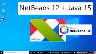 How to install NetBeans 12 with Java 15 on Windows 10 [upl. by Itak802]