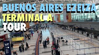 Buenos Aires EZE International Airport Terminal A Tour [upl. by Elka696]