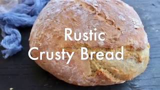 Rustic Italian Crusty Bread Recipe Video [upl. by Assilem433]