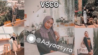 VSCO TUTORIAL  Cara Edit Foto ala Selebgram adyaasyra [upl. by Nylavad369]