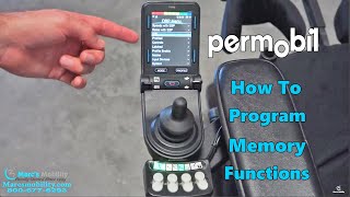 Permobil Powerchairs  How to Add and Program Memory Functions [upl. by Stine527]