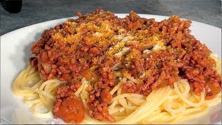 Authentic Spaghetti Bolognese  Recipe [upl. by Avehstab]