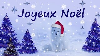 Carte virtuelle de noël  JOYEUX NOEL  Joie partages tolérance [upl. by Lleraj926]