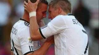 Lukas Podolski amp Bastian Schweinsteiger  German Lovestory [upl. by Dennet15]