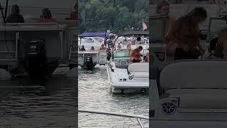 Poker run 2024 Lake Cumberland pokerrun boating harmon boatlife [upl. by Ibbison505]