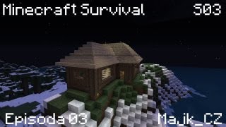 Czech Lets play  Minecraft  Survival S03E03  Blbé schody MajkCZ [upl. by Drescher411]