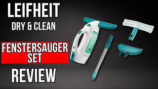 Leifheit Dry amp Clean Fenstersauger Set  Das perfekte FensterputzSet [upl. by Sidman]