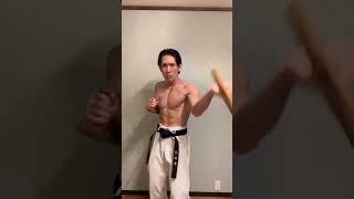 Tonfa training at home shorts [upl. by Ahsinid]