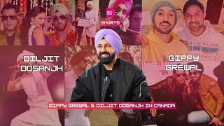 Gippy Grewal amp Diljit Dosanjh had a funny moment in Canada  BritAsia Shorts  Punjabi Singers [upl. by Azila]