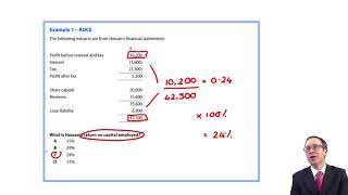 Financial performance  Example  ACCA Financial Reporting FR [upl. by Jdavie]