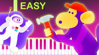 Something Went Wrong Island Song  EASY Piano Tutorial [upl. by Cain]