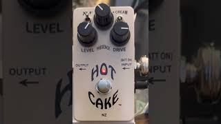 1  Crowther Audio NZ Hotcake Overdrive Boost Distortion Guitar Pedal Hot Cake [upl. by Alyos]