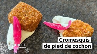 Cromesquis de pied de cochon [upl. by Igal]