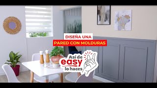 Así de fácil diseñas una pared con molduras 🛠️ [upl. by Jean-Claude]