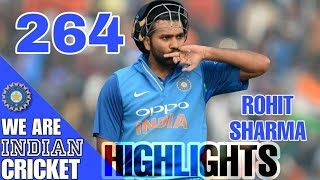 Rohit Sharma Hit 264 Vs Sri Lanka  Rohit Sharma 264 Runs Highlights Cricket Highlights [upl. by Muhcon]