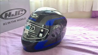 UNBOXING HJC HELMET CS15 DOSTA [upl. by Anyrtak673]