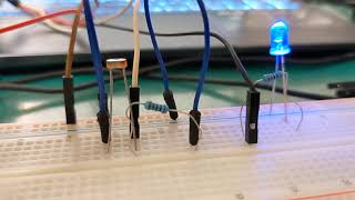 ESP32 Use LDRPhotoresistor to control LED [upl. by Dot]