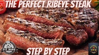 Pit Boss Ribeye steak  Unveiling the Perfect Pellet Grill Ribeye [upl. by Aseral]