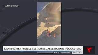 Policía identifica a sujeto que se llevó arma de “podcastero” asesinado [upl. by Niobe]