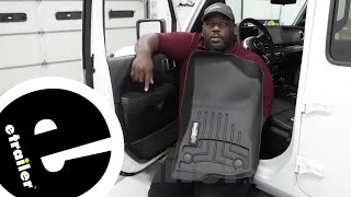 etrailer  Setting up the WeatherTech Front Auto Floor Mats on your 2024 Jeep Wrangler Unlimited [upl. by Eema]