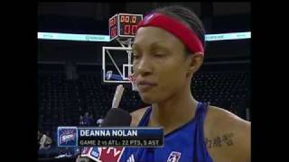 Postgame Interview Deanna Nolan [upl. by Yarb]