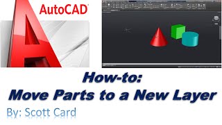 How to Move Parts to a New Layer in AutoCAD [upl. by Subak]