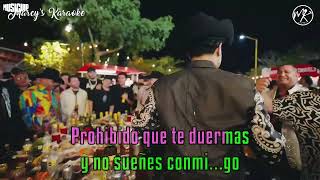 Grupo Firme ❌ El Coyote  quotProhibidoquot Versión Karaoke [upl. by Nosremaj689]