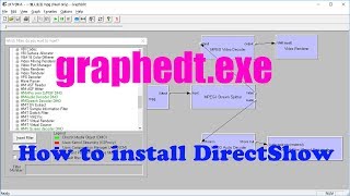 How to Install DirectShow PlatFormSDK graphedtexe [upl. by Norraa]