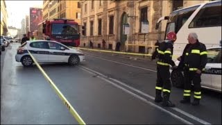 Corso Vittorio Emanuele incendio nel sosttosuolo [upl. by Sterrett]