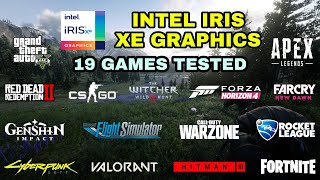 Intel Iris Xe Graphics Gaming Test  2021 [upl. by Assirralc]