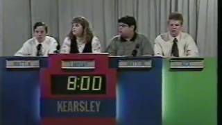 WFUM High School Challenge  Kearsley vs Goodrich 1997 [upl. by Macey]