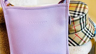 Longchamp crossbody bag review [upl. by Anaihs]