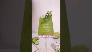 The Mocktail Series Cucumber  Elderflower a Winner Everytime 🎥mindfulmocktail [upl. by Nahrut808]