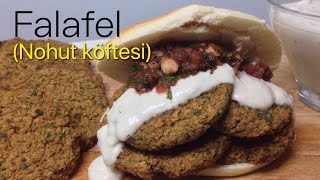 HOMEMADE FALAFEL WITH TAHINI SAUCE  FOOD  FALAFEL  NOHUT KÖFTESİ [upl. by Ayenet533]