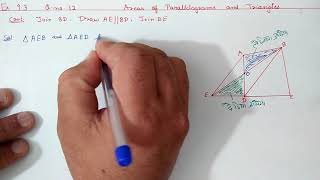 Chapter9 Ex93 Q12 Areas of Parallelograms and Triangles  Ncert Maths Class 9  Cbse [upl. by Irb]