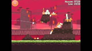 Angry Birds Seasons Year of the Dragon 12 Walkthrough 2012 3 Star [upl. by Aicineohp139]