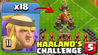 How to 3 Star Thrower Throwdown Haalands Challenge 5 in Clash of Clans [upl. by Rintoul]