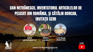 Dan Mitrănescu inventatorul articolelor de pescuit în România și Cătălin Borcan invitații serii [upl. by Mikaela]