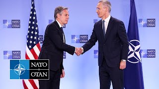 NATO Secretary General with 🇺🇸 US Secretary of State Antony J Blinken 03 APR 2024 [upl. by Manvel517]