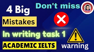 4 Mistakes That Are Ruining Your IELTS Writing Task 1 Score ielts ieltswriting [upl. by Matthias]