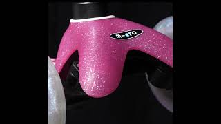 Mini Deluxe Glitter Pink LED Scooter  Micro Scooters UK [upl. by Naitirb]